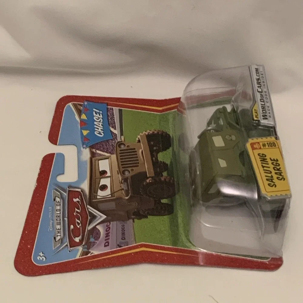 The World of Cars Disney Pixar Saluting Sarge Army Jeep 